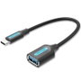 Vention Adaptador USB 3.1 Tipo-C Macho a USB-A Hembra Negro CCVBB
